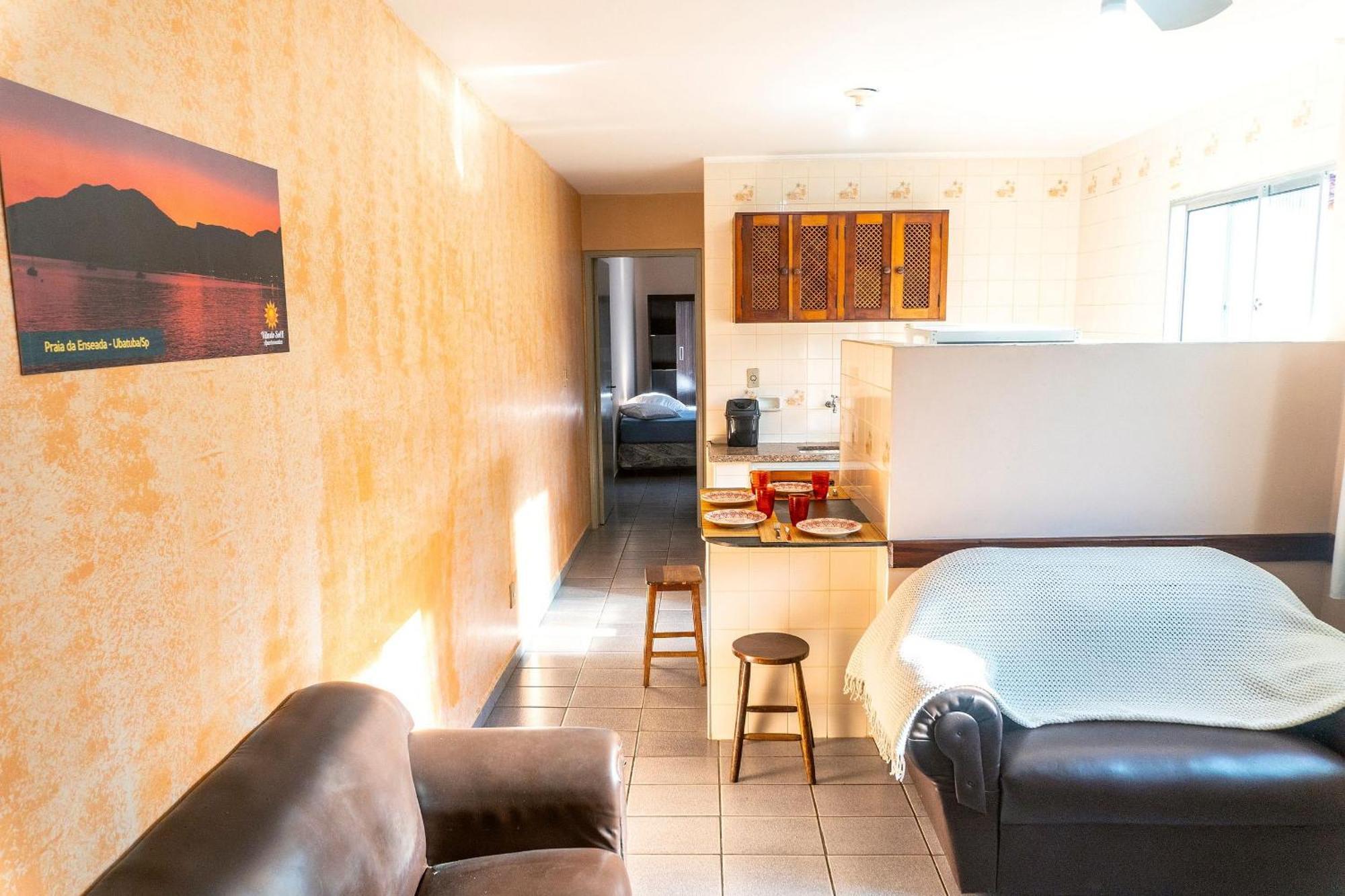 Apartamentos Incriveis Primeira Quadra Mar Wifi Ubatuba Kültér fotó